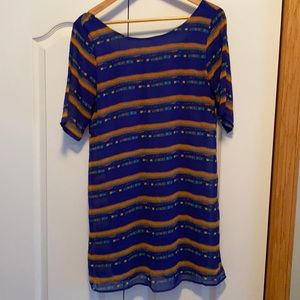 Francescas M (4-6) Ophelia blue shift dress